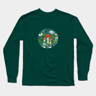 In my garden (teal) Long Sleeve T-Shirt